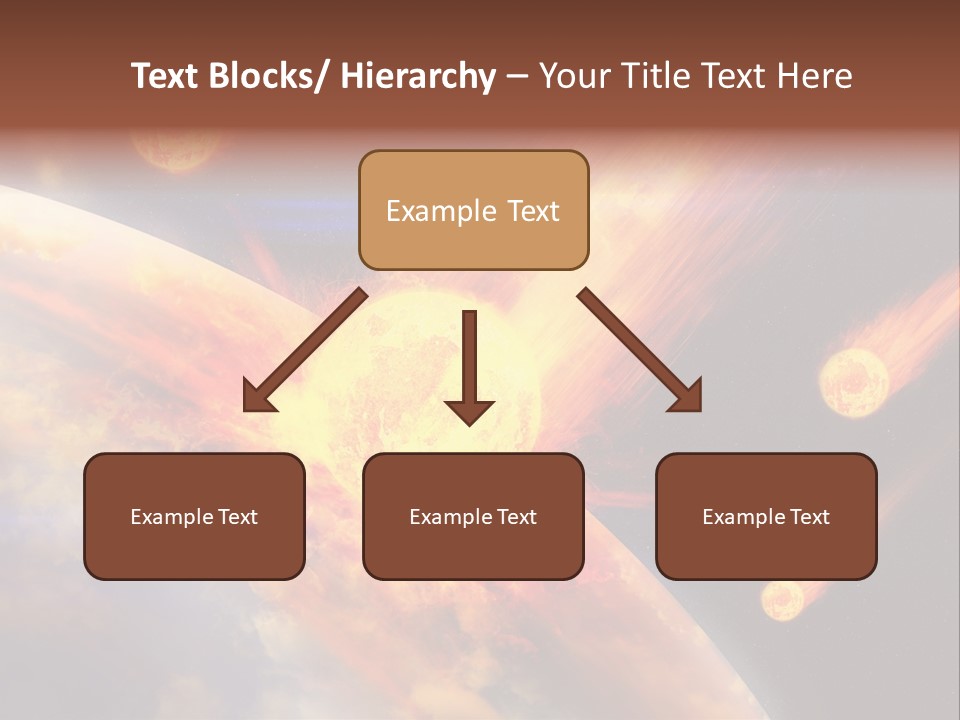 Astronomy Background Bright PowerPoint Template