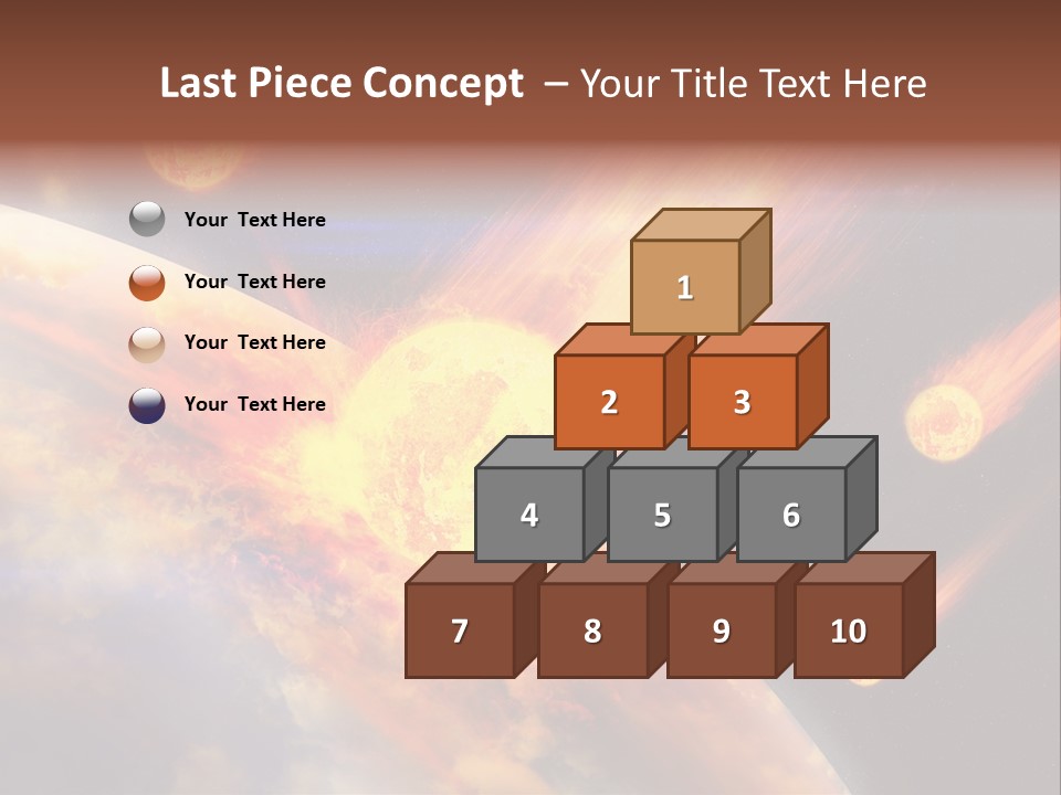 Astronomy Background Bright PowerPoint Template