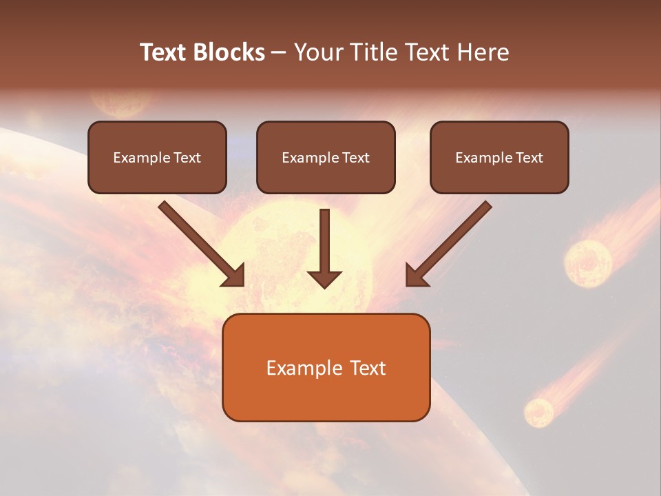 Astronomy Background Bright PowerPoint Template