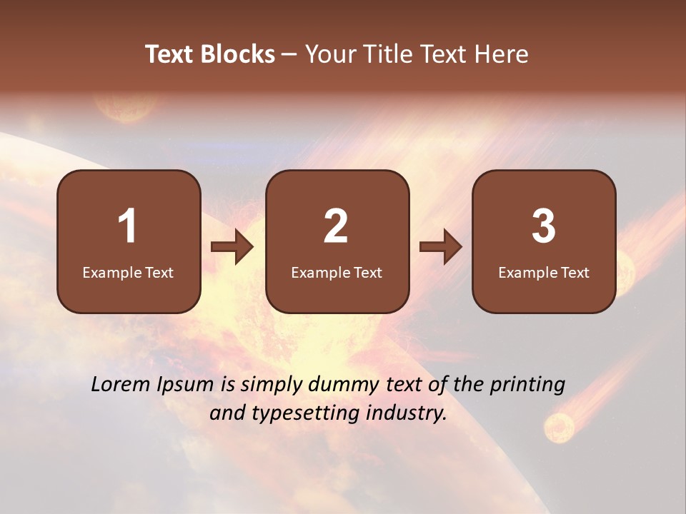 Astronomy Background Bright PowerPoint Template