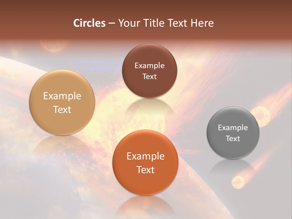 Astronomy Background Bright PowerPoint Template