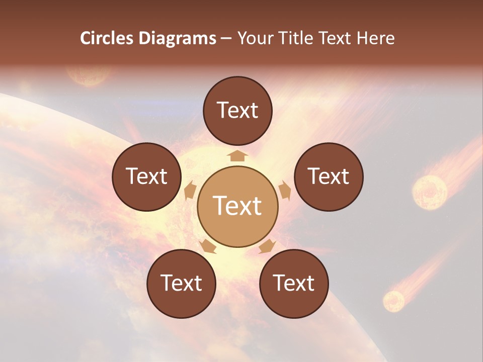 Astronomy Background Bright PowerPoint Template