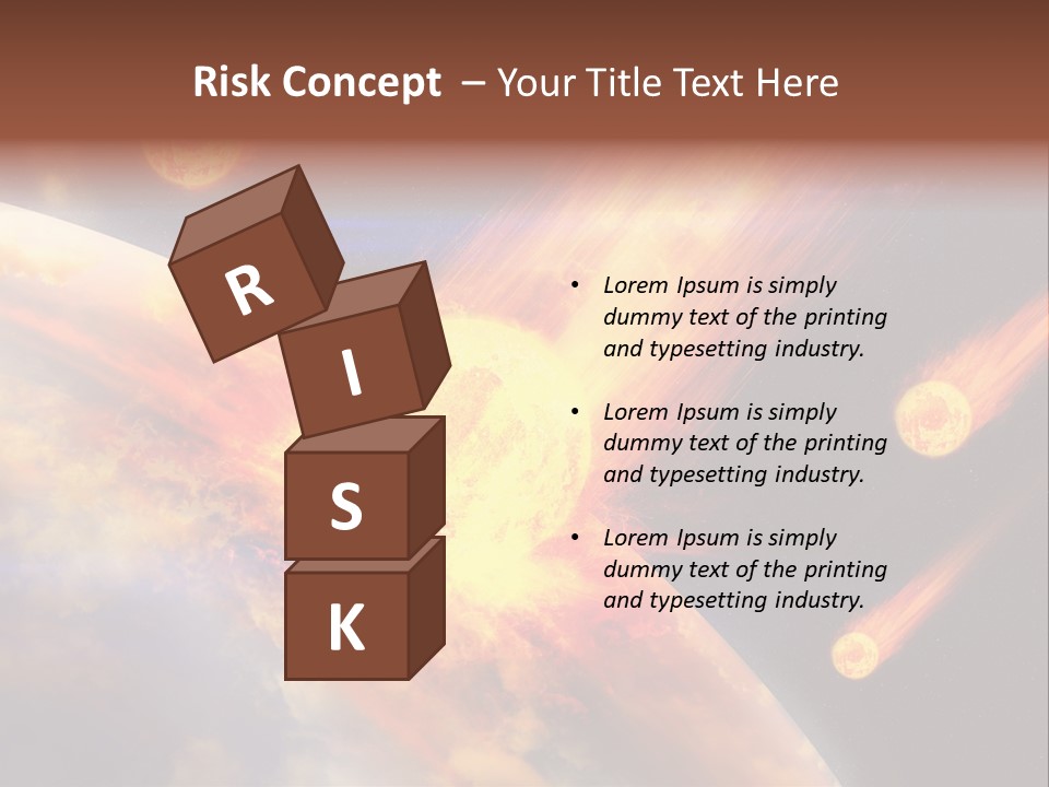 Astronomy Background Bright PowerPoint Template