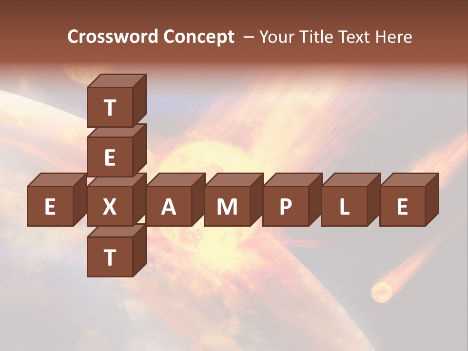 Astronomy Background Bright PowerPoint Template