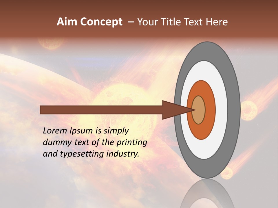 Astronomy Background Bright PowerPoint Template