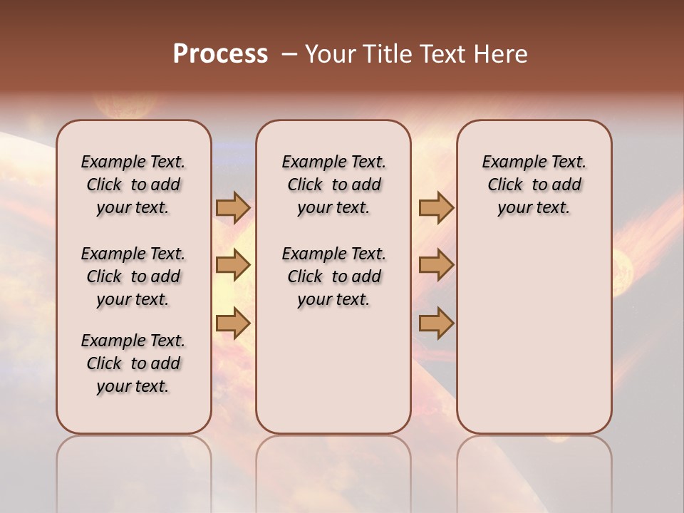 Astronomy Background Bright PowerPoint Template