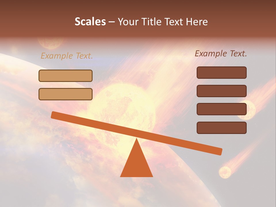 Astronomy Background Bright PowerPoint Template