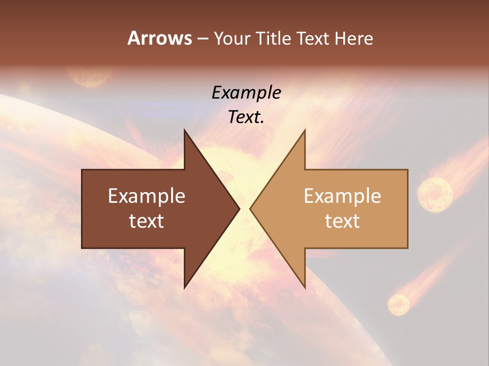 Astronomy Background Bright PowerPoint Template