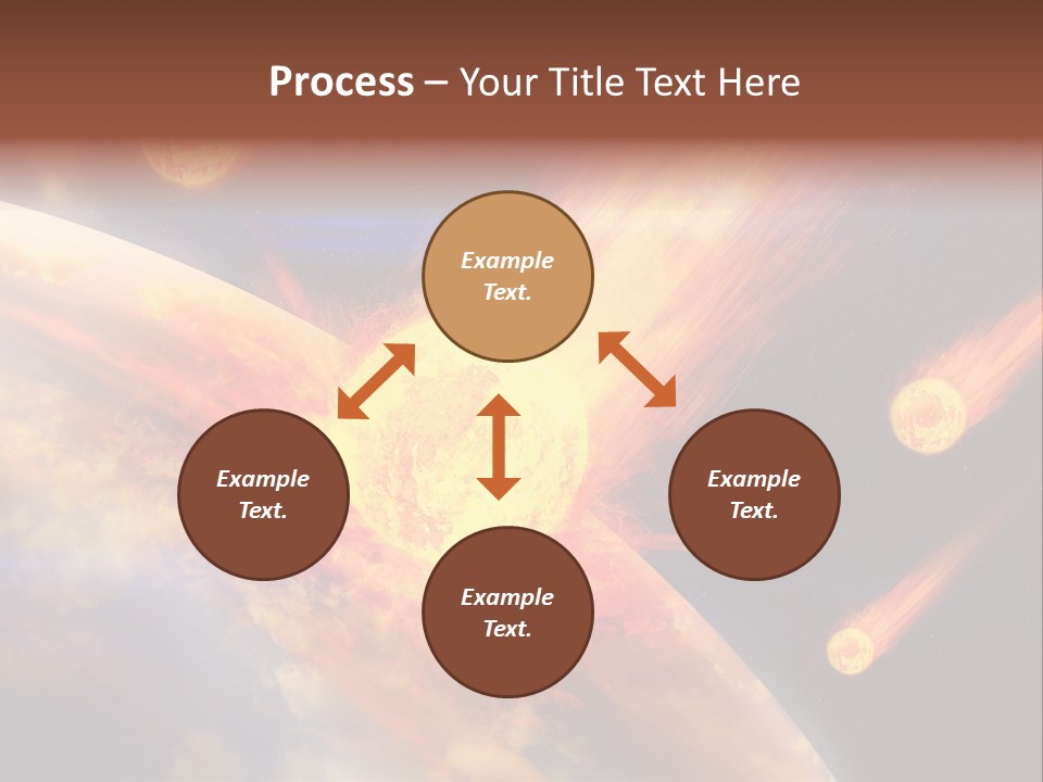 Astronomy Background Bright PowerPoint Template