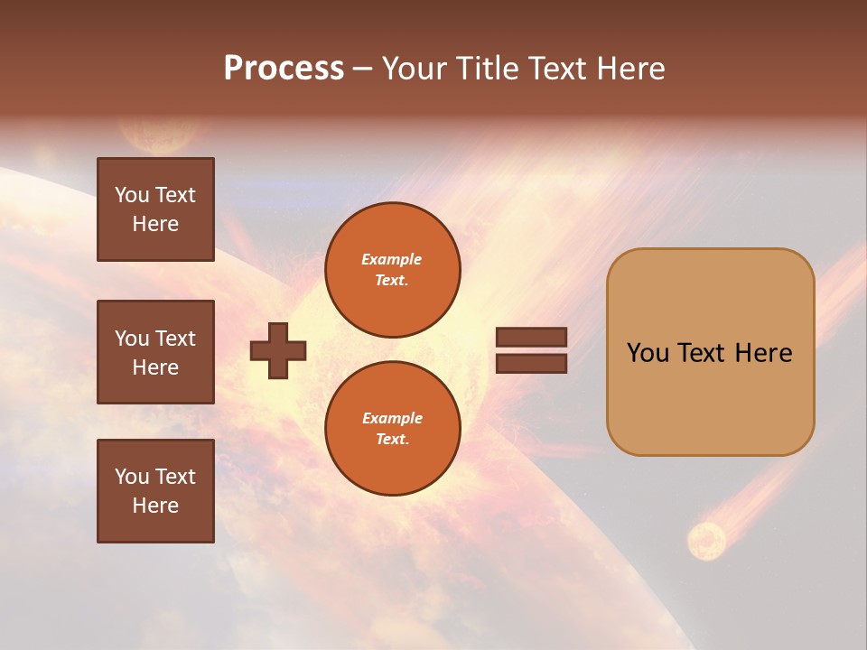 Astronomy Background Bright PowerPoint Template