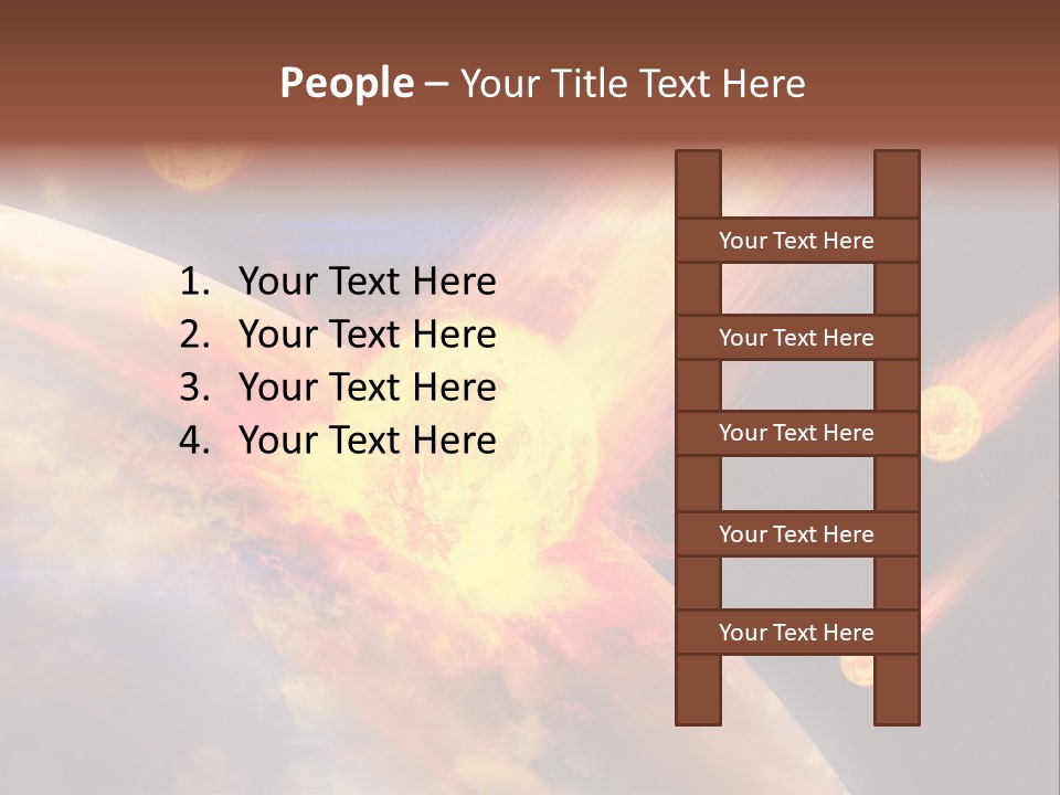 Astronomy Background Bright PowerPoint Template