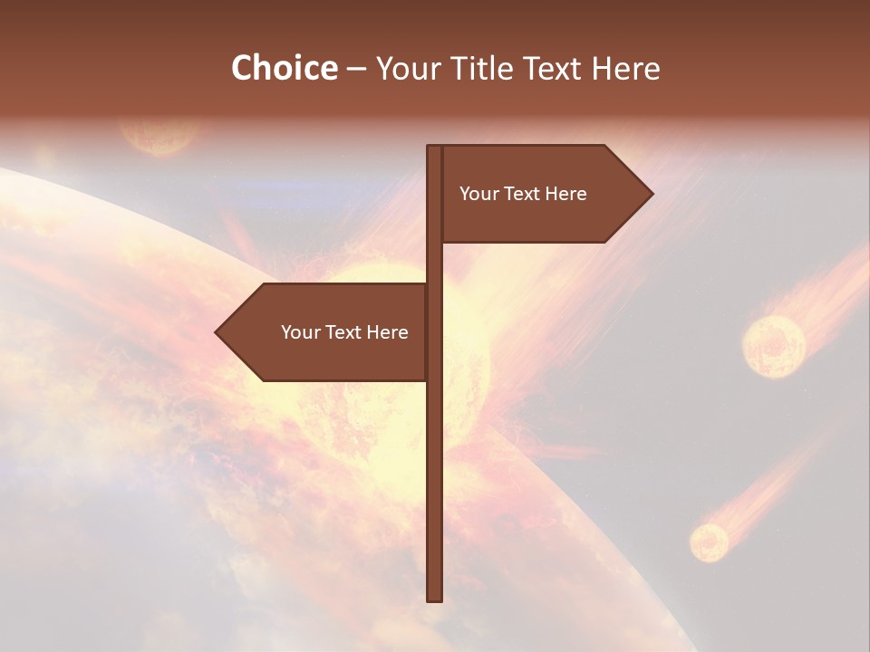 Astronomy Background Bright PowerPoint Template