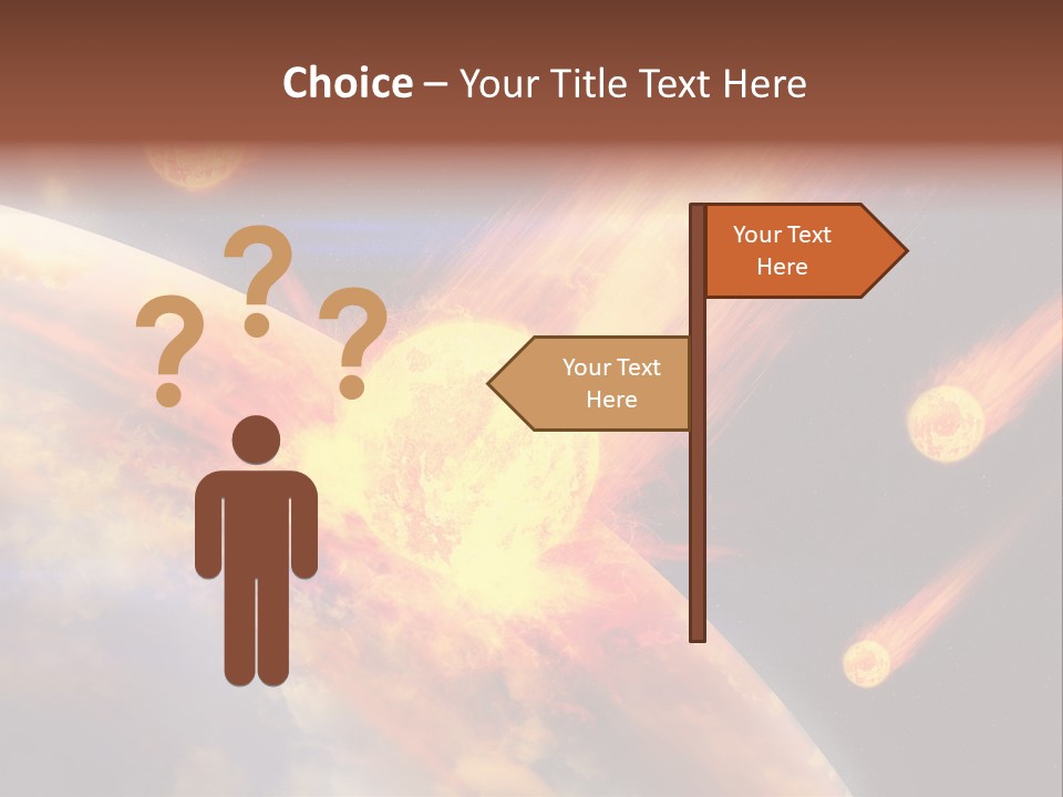 Astronomy Background Bright PowerPoint Template