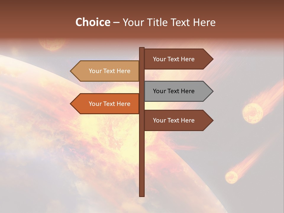 Astronomy Background Bright PowerPoint Template