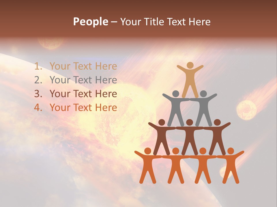 Astronomy Background Bright PowerPoint Template