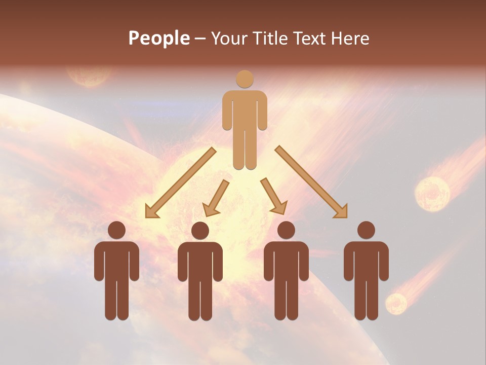 Astronomy Background Bright PowerPoint Template