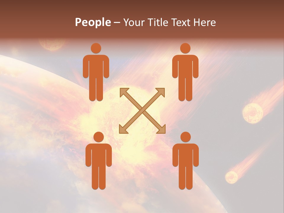 Astronomy Background Bright PowerPoint Template