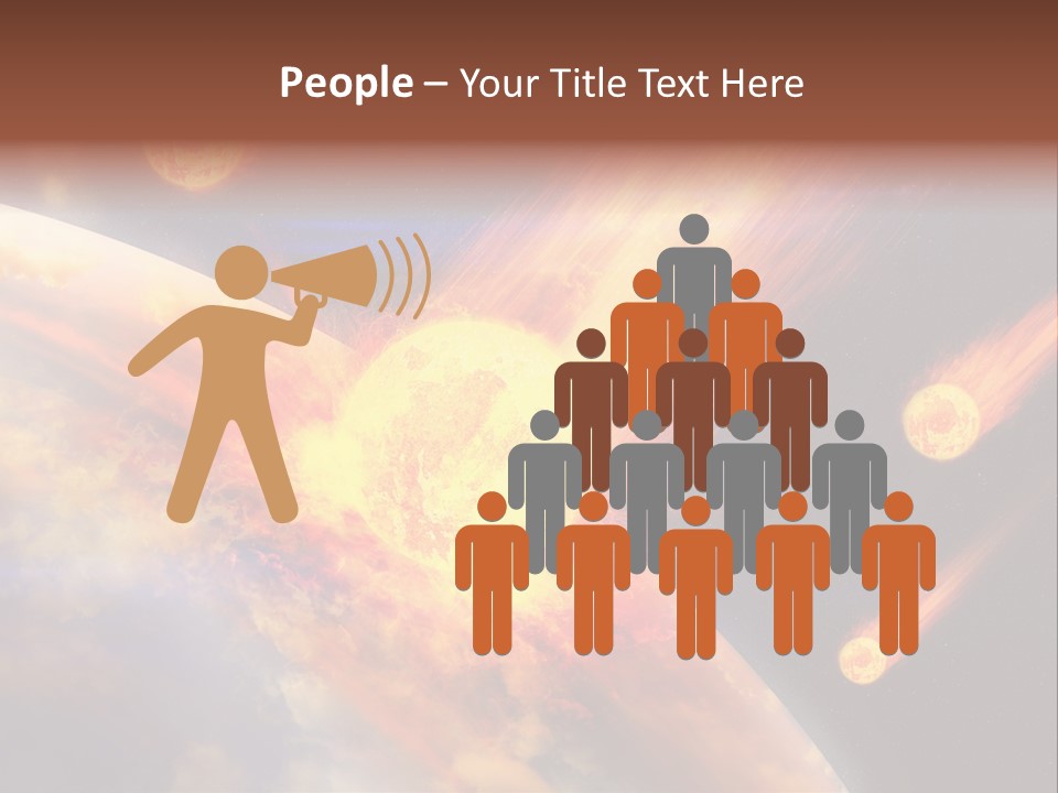 Astronomy Background Bright PowerPoint Template