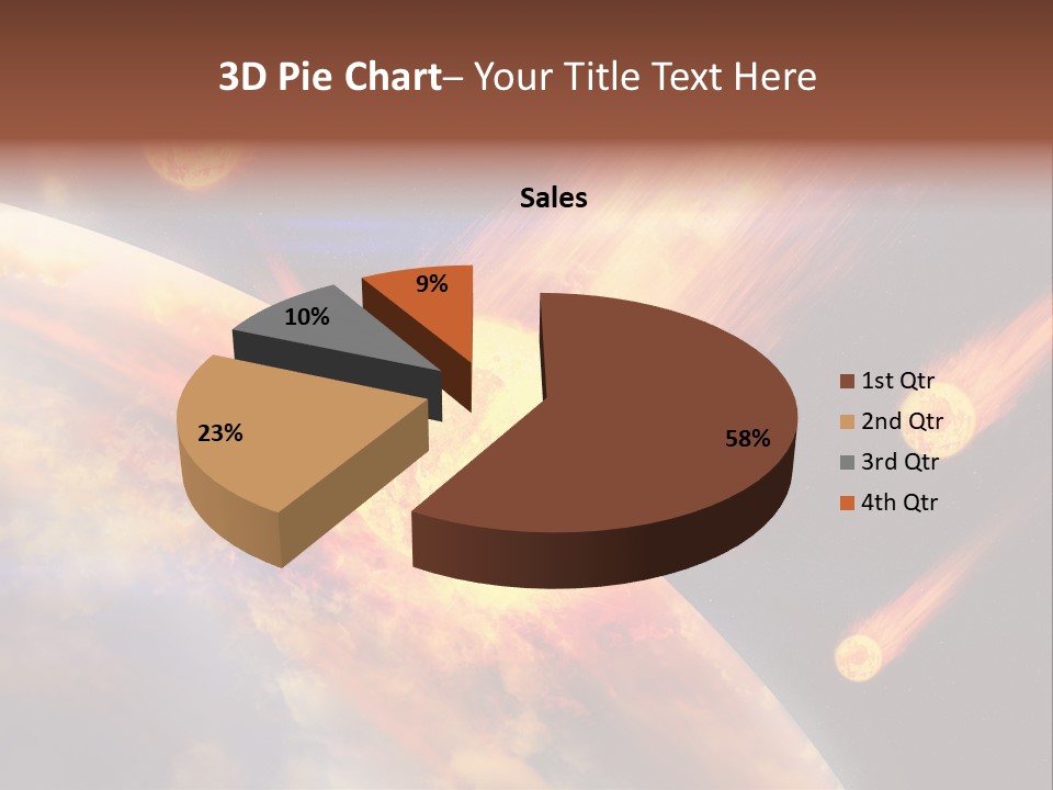 Astronomy Background Bright PowerPoint Template