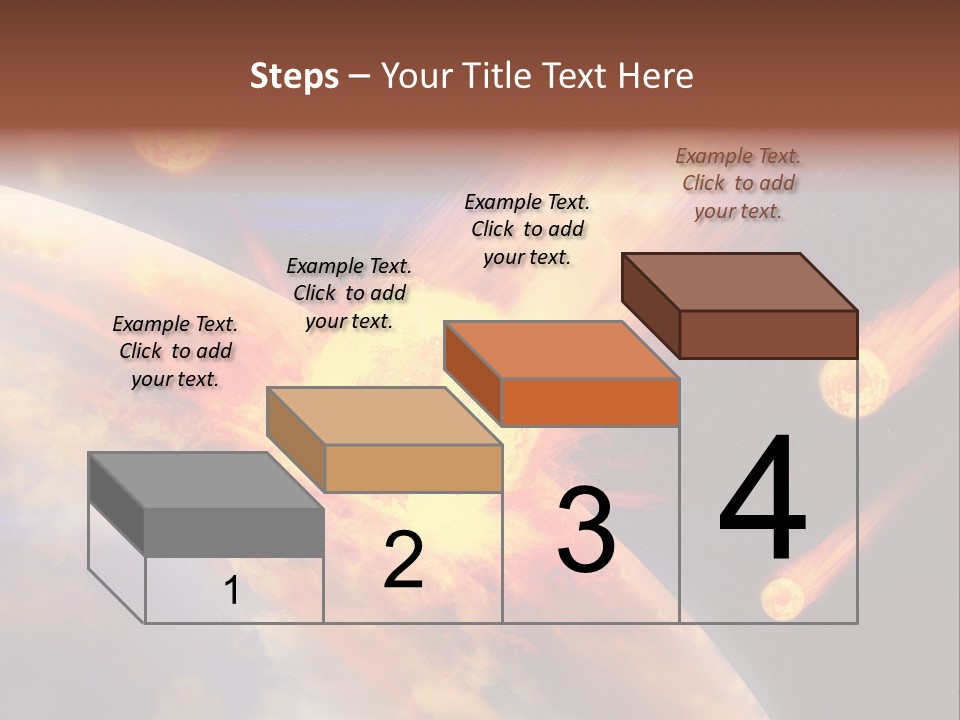 Astronomy Background Bright PowerPoint Template