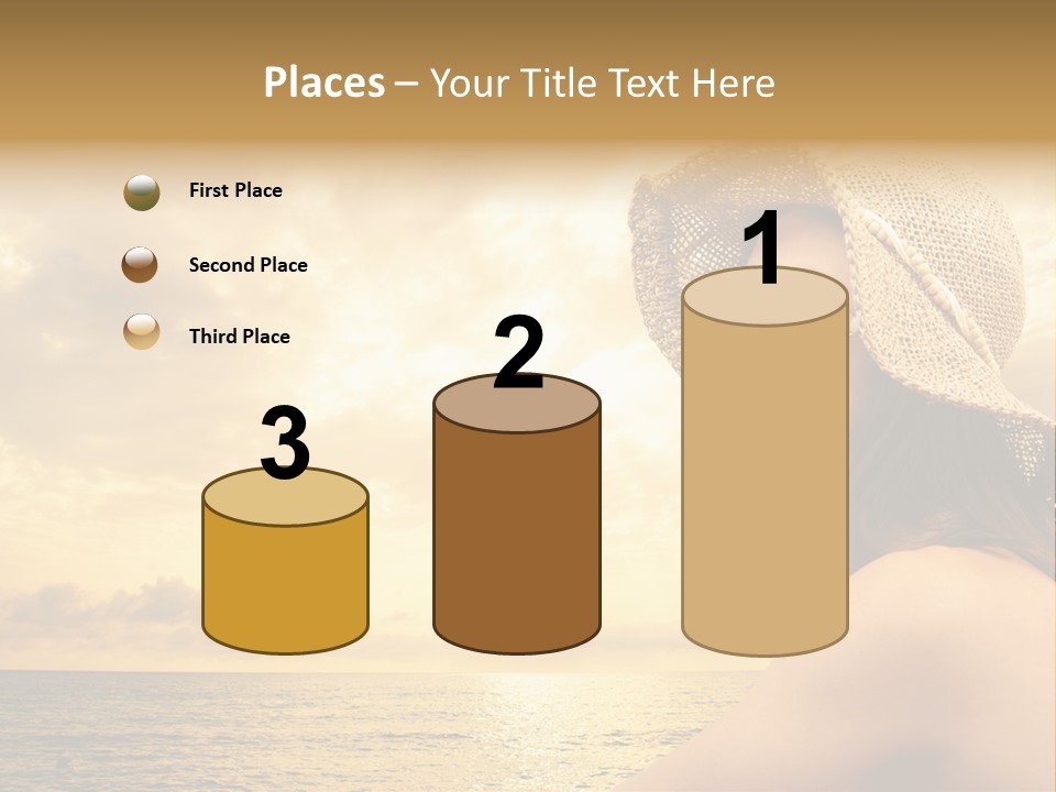 Girl Glasses Young PowerPoint Template