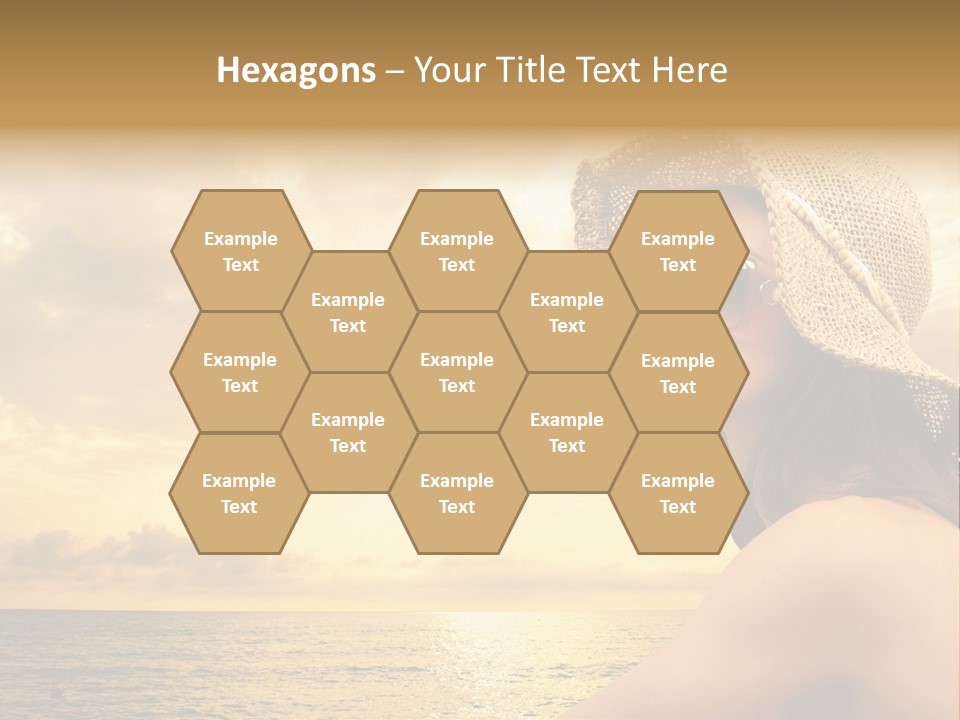 Girl Glasses Young PowerPoint Template