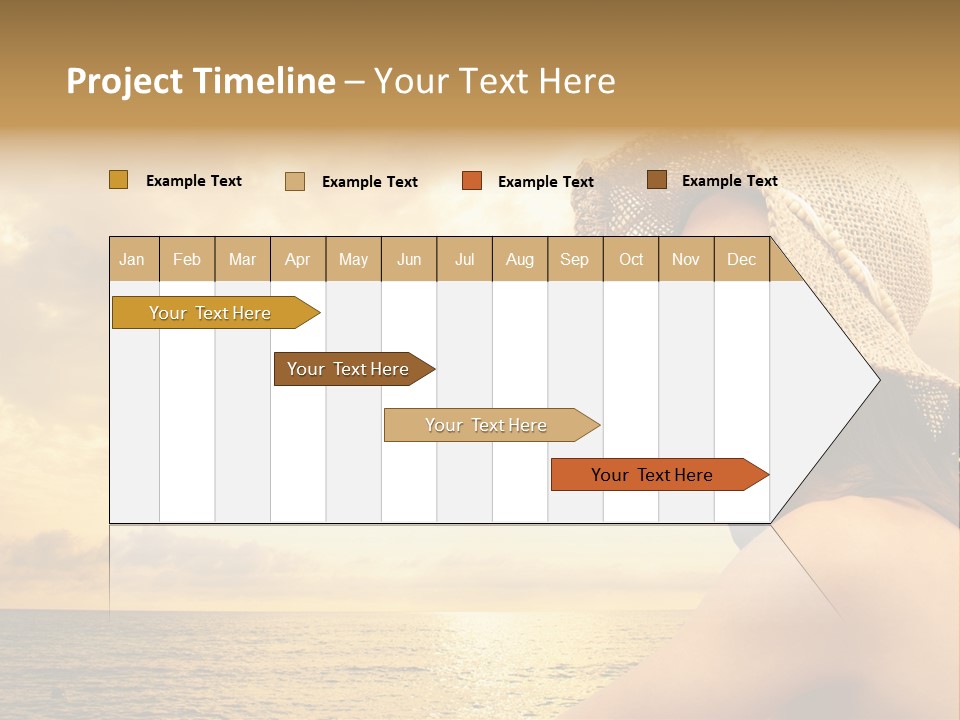 Girl Glasses Young PowerPoint Template