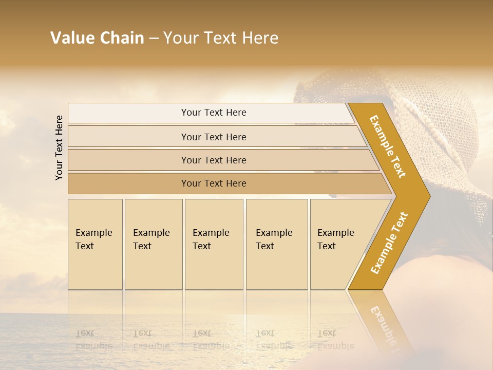 Girl Glasses Young PowerPoint Template