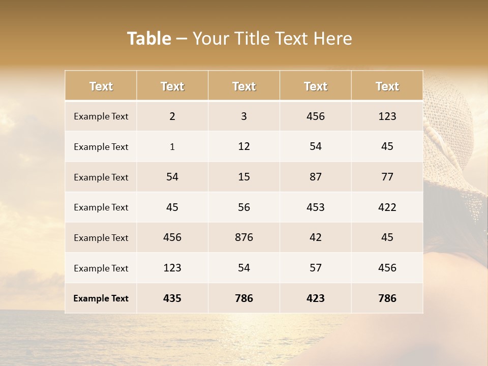 Girl Glasses Young PowerPoint Template