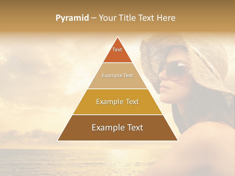 Girl Glasses Young PowerPoint Template