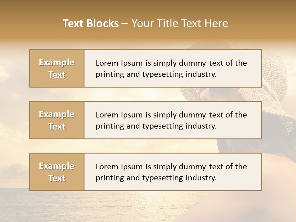 Girl Glasses Young PowerPoint Template