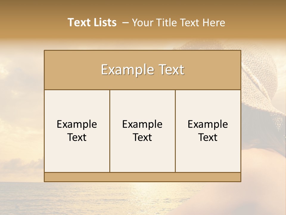 Girl Glasses Young PowerPoint Template