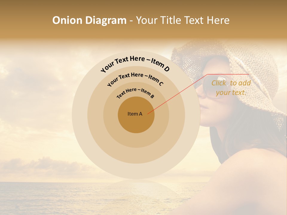 Girl Glasses Young PowerPoint Template