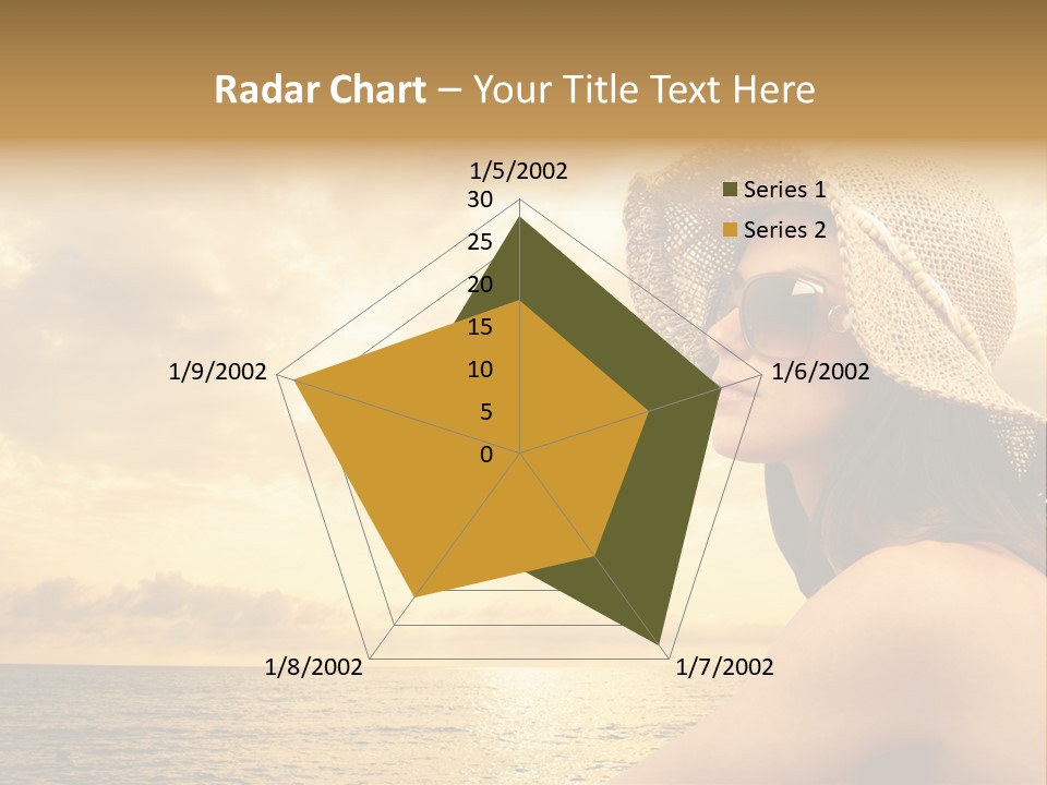 Girl Glasses Young PowerPoint Template