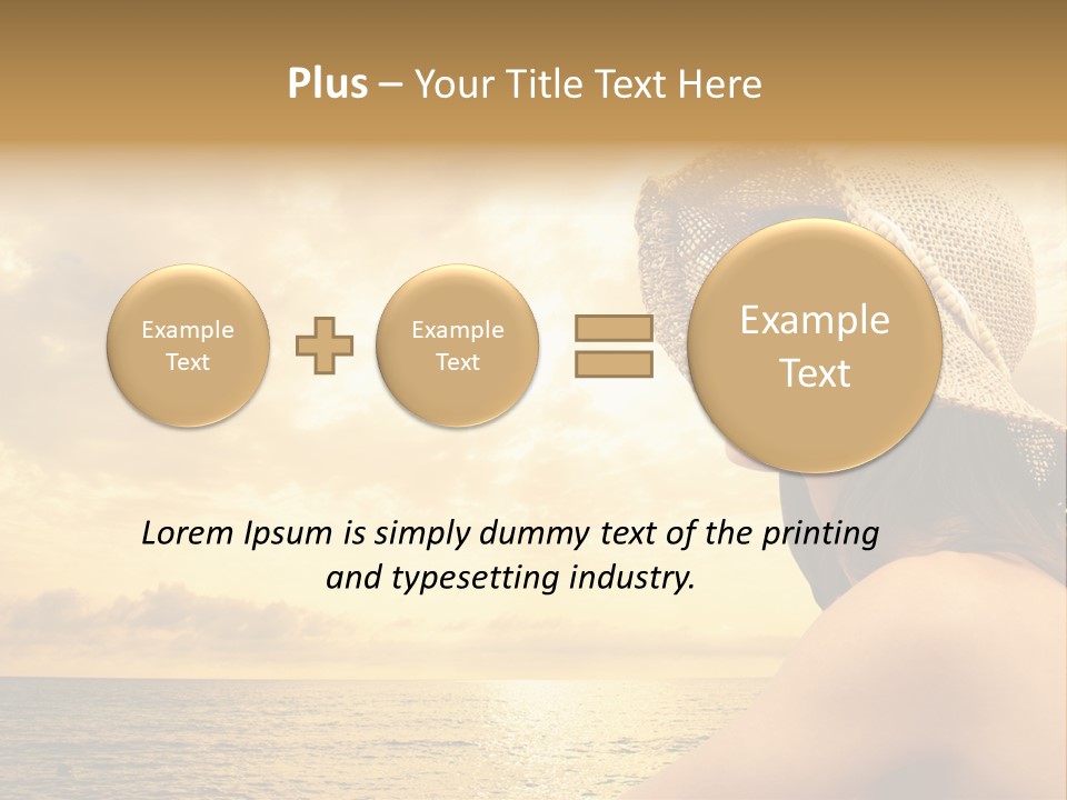 Girl Glasses Young PowerPoint Template