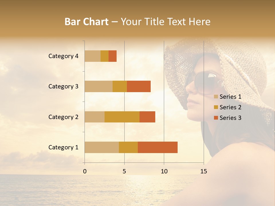 Girl Glasses Young PowerPoint Template