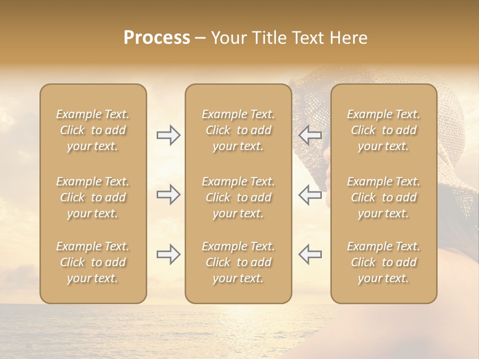 Girl Glasses Young PowerPoint Template