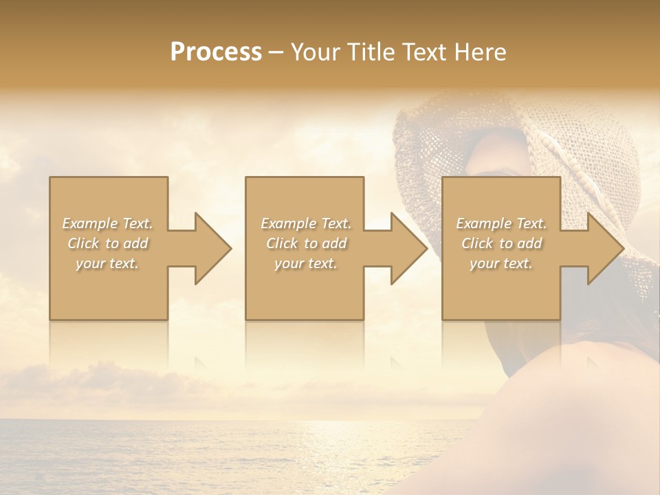 Girl Glasses Young PowerPoint Template