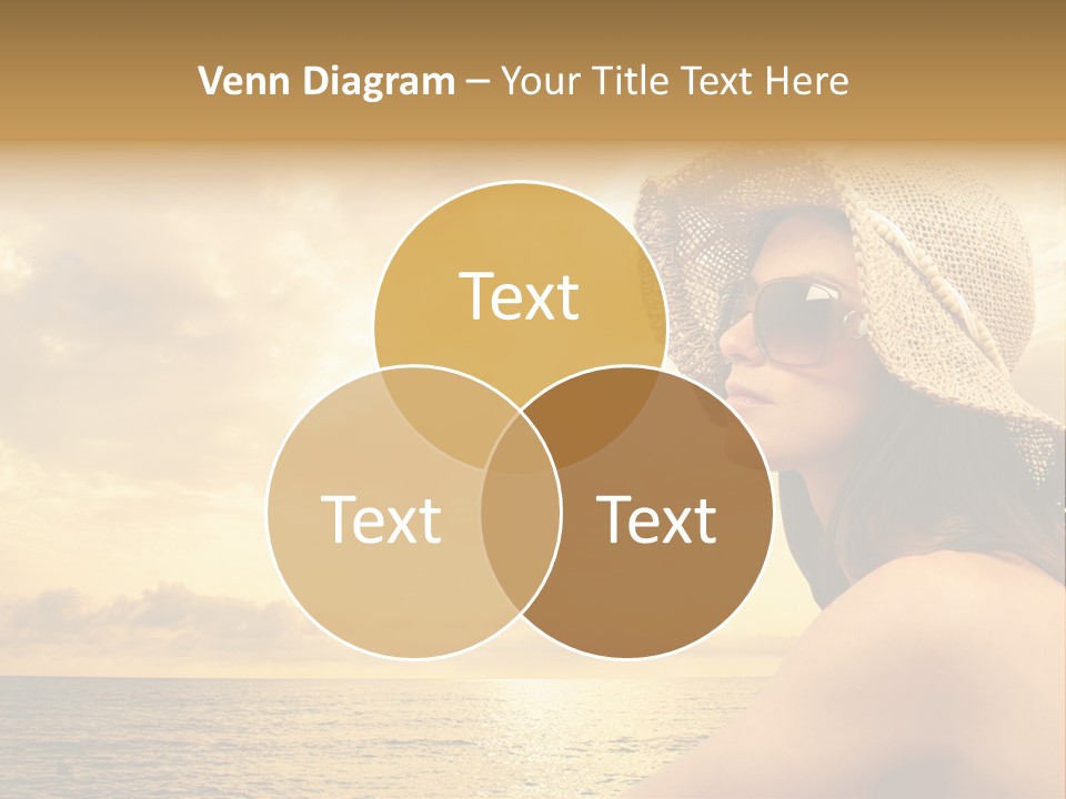 Girl Glasses Young PowerPoint Template