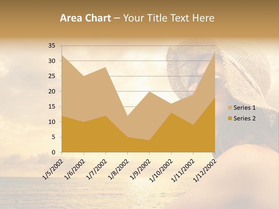 Girl Glasses Young PowerPoint Template