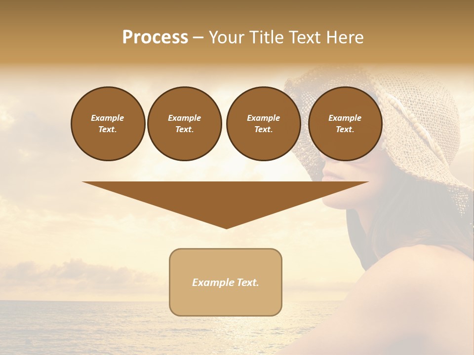 Girl Glasses Young PowerPoint Template