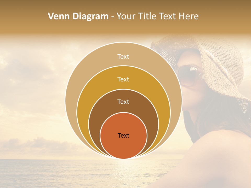 Girl Glasses Young PowerPoint Template