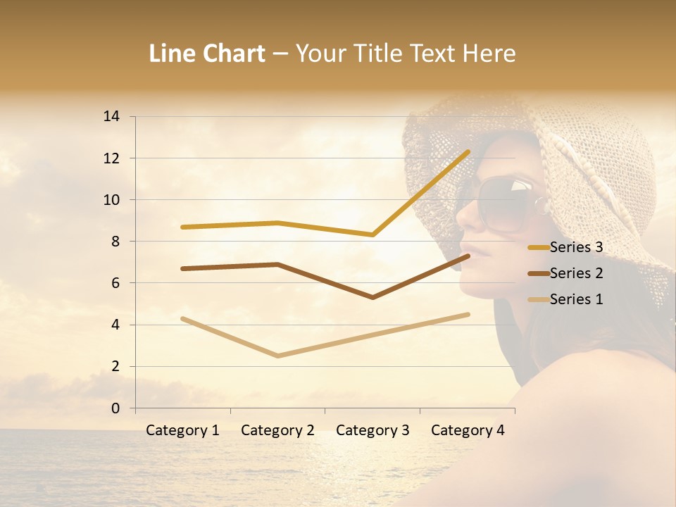 Girl Glasses Young PowerPoint Template