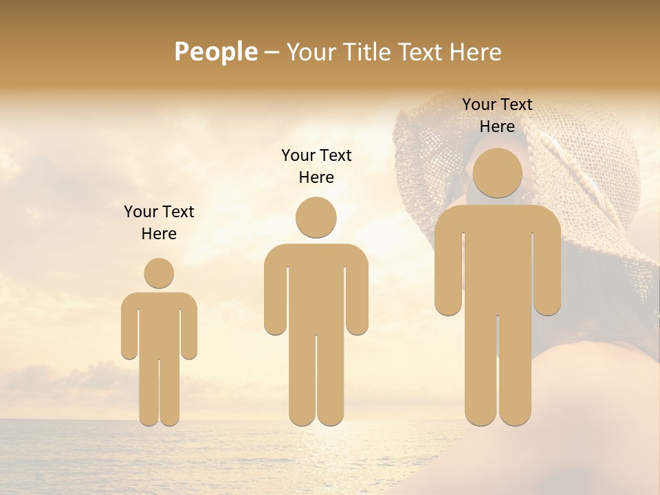 Girl Glasses Young PowerPoint Template