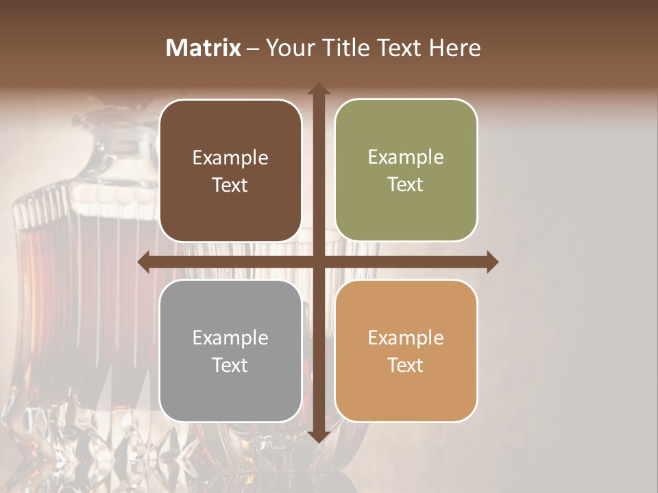 Crystal Life-Style Grill PowerPoint Template