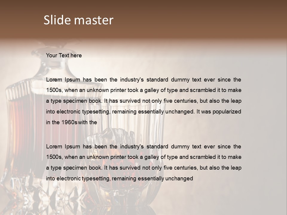 Crystal Life-Style Grill PowerPoint Template