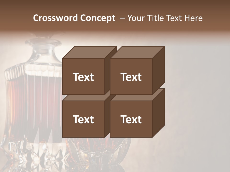 Crystal Life-Style Grill PowerPoint Template