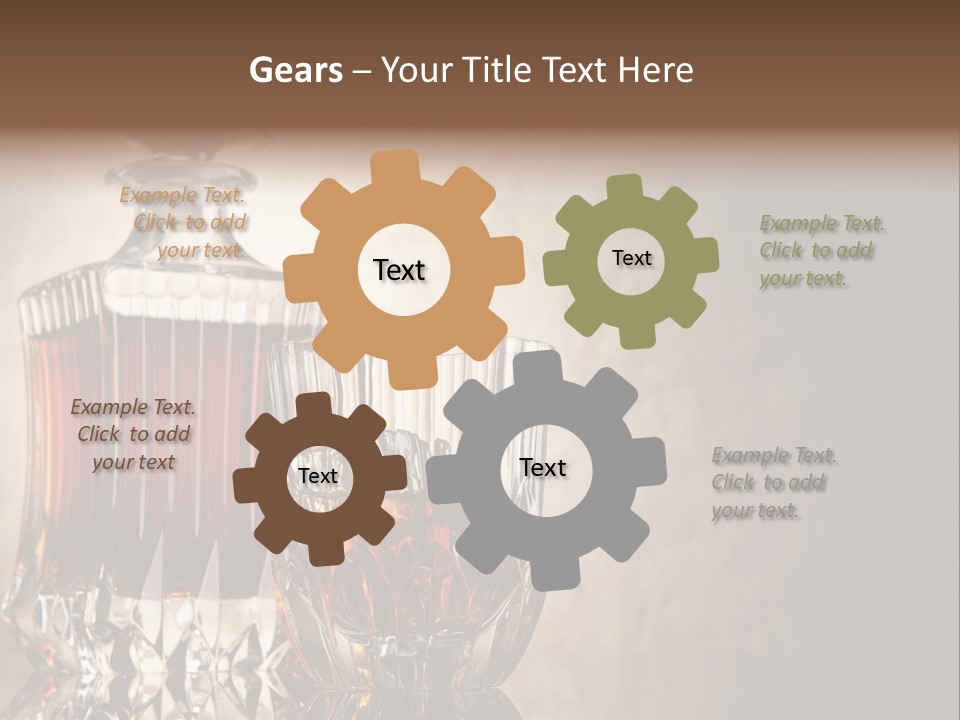 Crystal Life-Style Grill PowerPoint Template