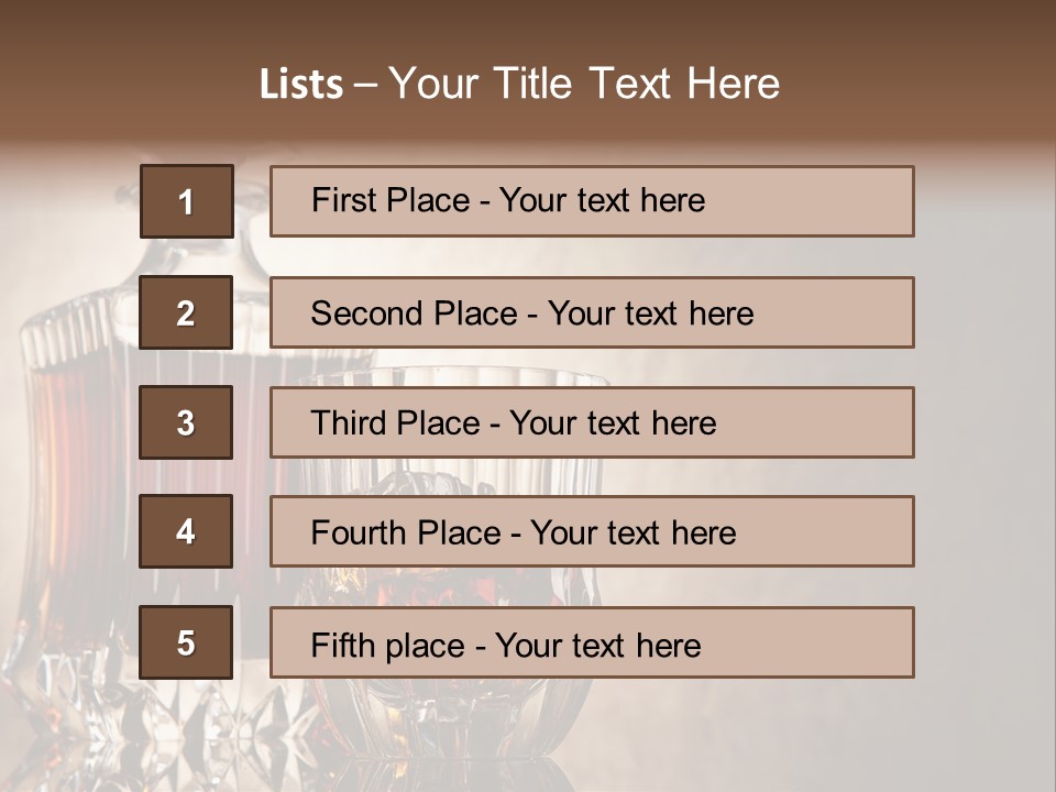 Crystal Life-Style Grill PowerPoint Template