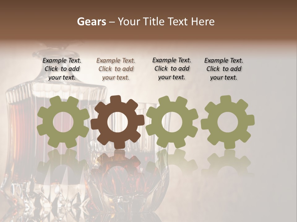 Crystal Life-Style Grill PowerPoint Template